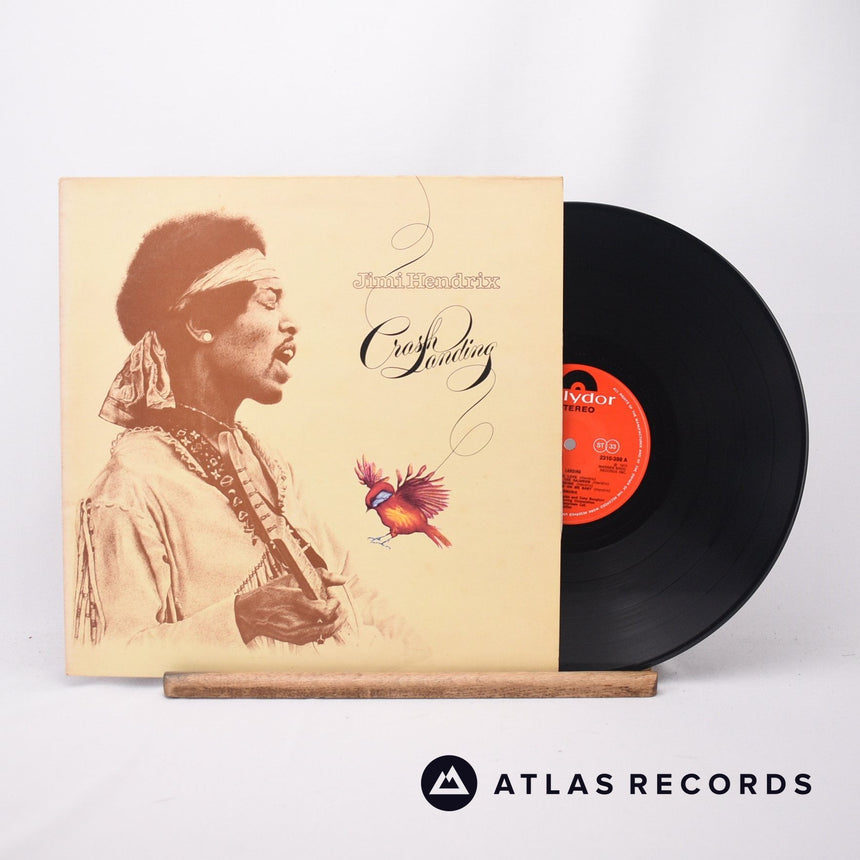 Jimi Hendrix Crash Landing LP Vinyl Record - Front Cover & Record