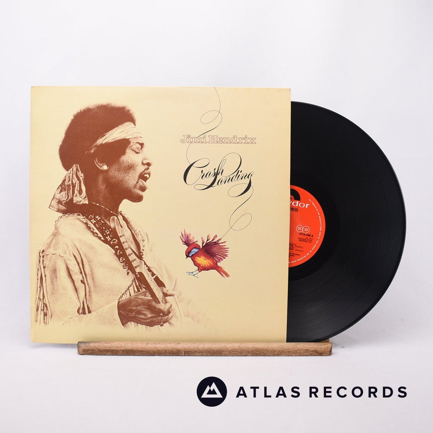 Jimi Hendrix Crash Landing LP Vinyl Record - Front Cover & Record
