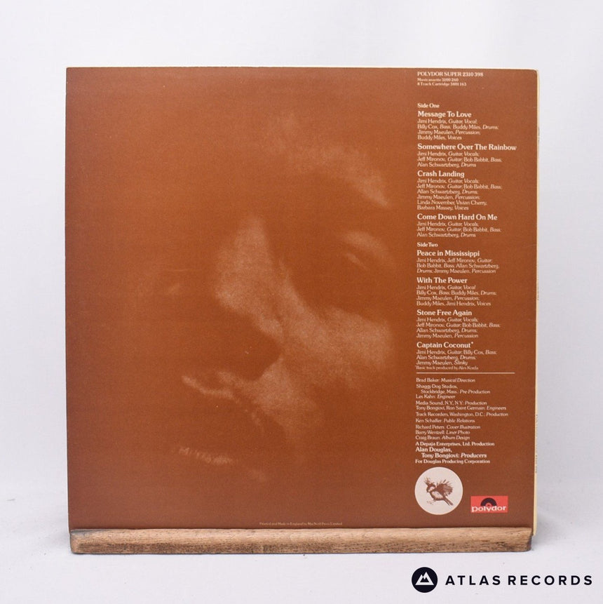 Jimi Hendrix - Crash Landing - LP Vinyl Record - EX/VG+