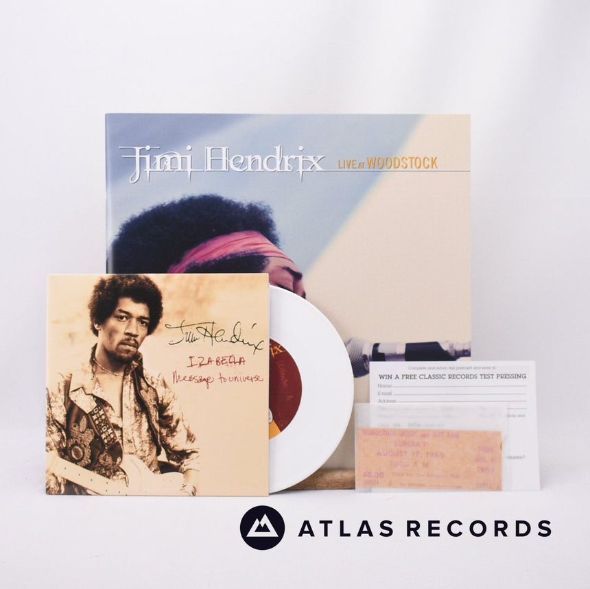 Jimi Hendrix - Live At Woodstock - 3 x LP + 7" Box Set Vinyl Record