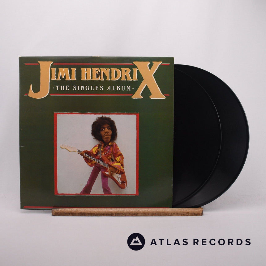 Jimi Hendrix The Singles Album 2 x LP Vinyl Record - Front Cover & Record
