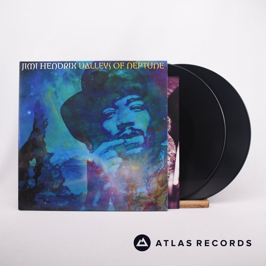 Jimi Hendrix Valleys Of Neptune 2 x LP Vinyl Record - Front Cover & Record