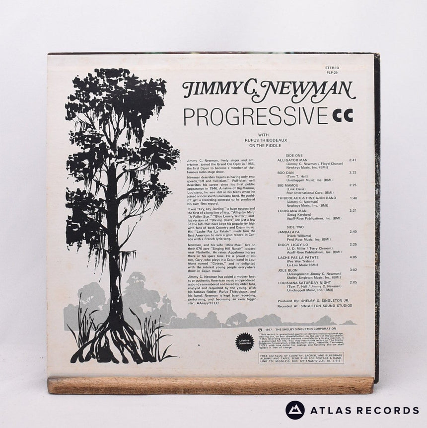 Jimmy C. Newman - Progressive C. C. - LP Vinyl Record - EX/EX