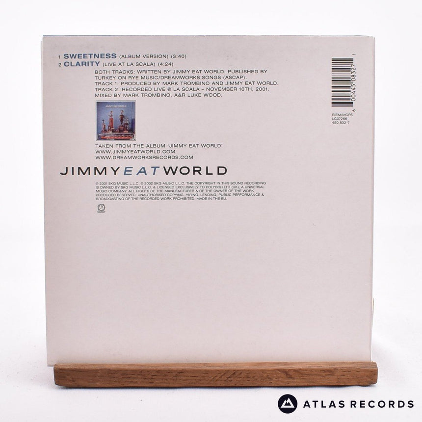 Jimmy Eat World - Sweetness - Green 7" Vinyl Record - NM/NM