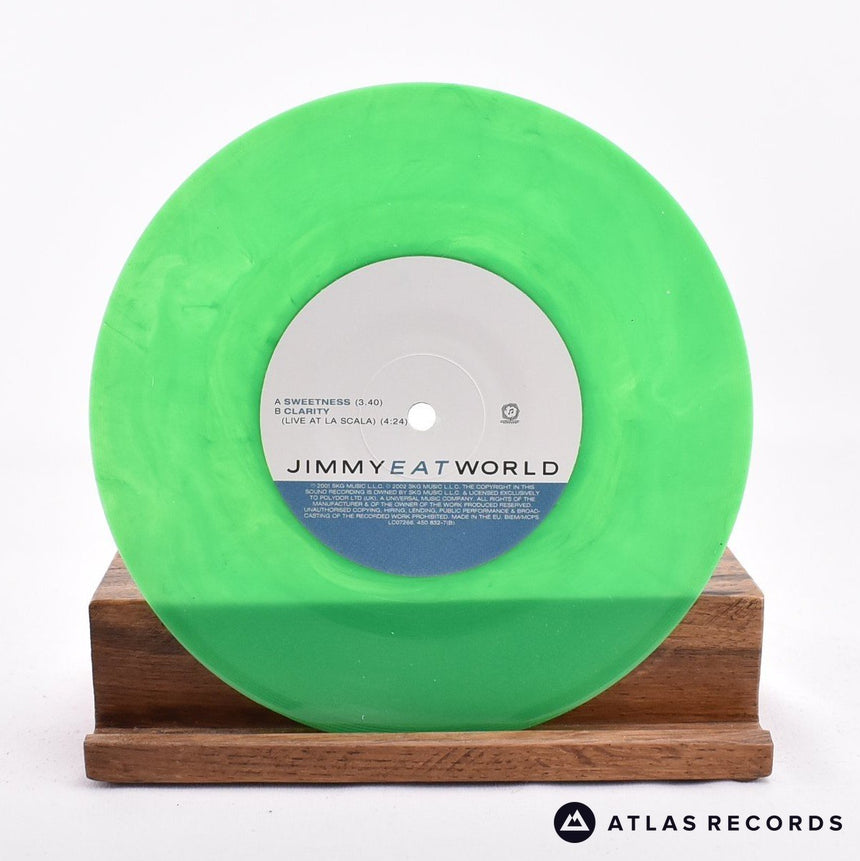Jimmy Eat World - Sweetness - Green 7" Vinyl Record - NM/NM