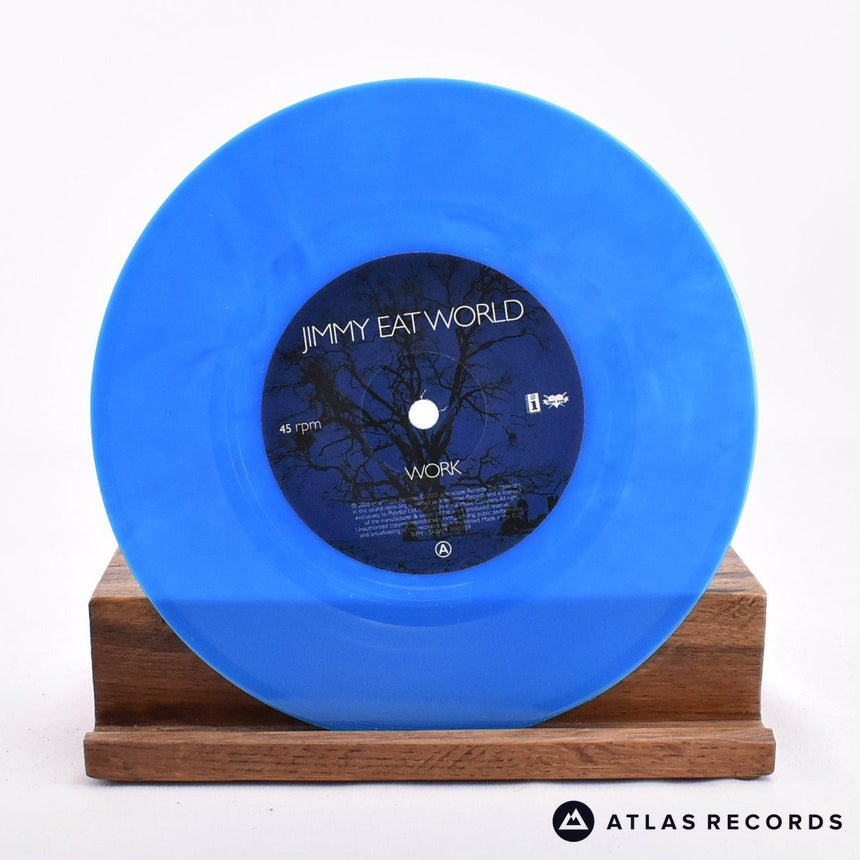 Jimmy Eat World - Work - Blue Limited Edition 7" Vinyl Record - NM/NM