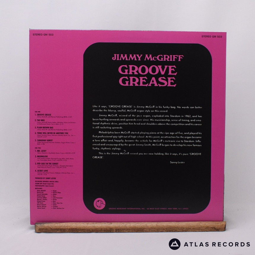 Jimmy McGriff - Groove Grease - Reissue Us (A) (B) LP Vinyl Record - NM/EX