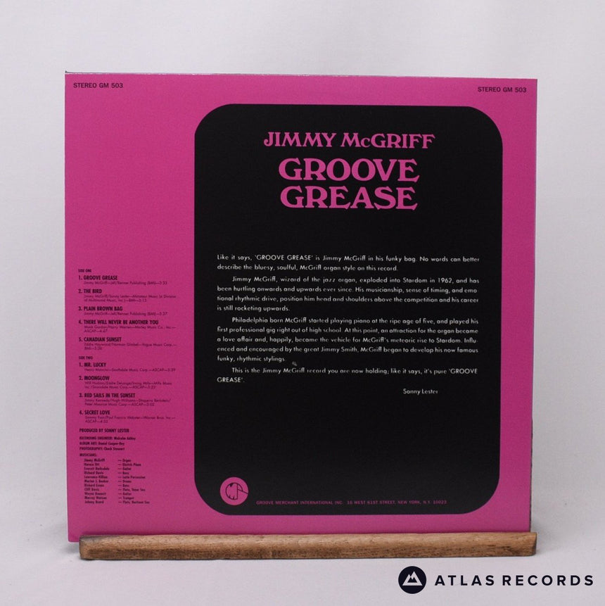 Jimmy McGriff - Groove Grease - Reissue Us (A) (B) LP Vinyl Record - NM/EX