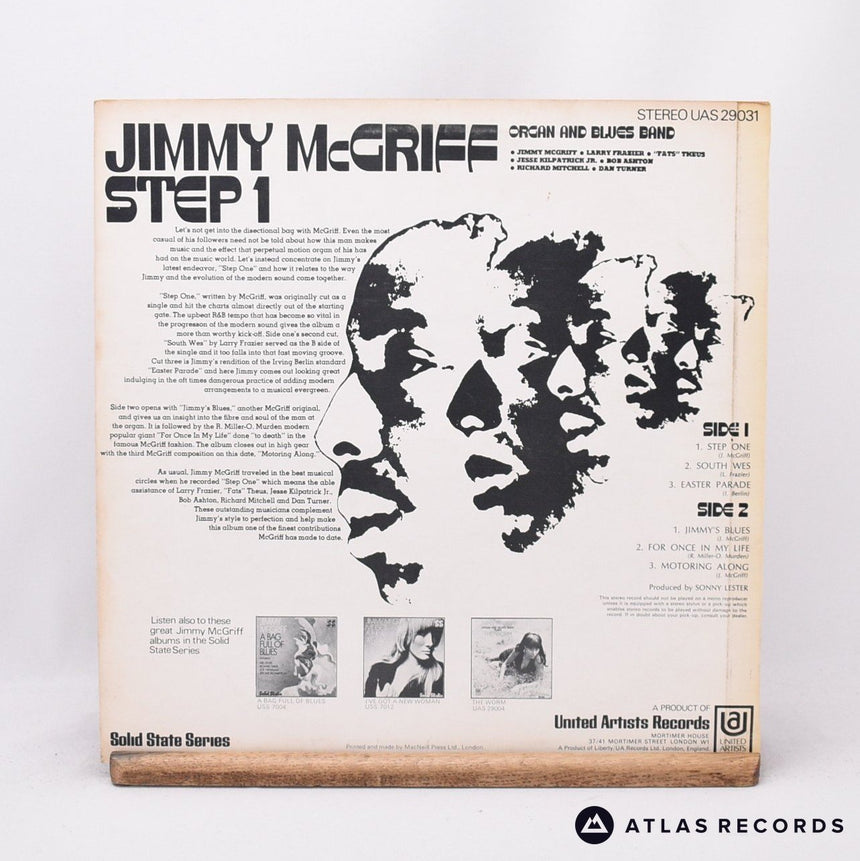 Jimmy McGriff Organ And Blues Band - Step One - LP Vinyl Record - EX/EX
