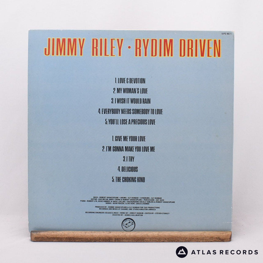 Jimmy Riley - Rydim Driven - LP Vinyl Record - EX/VG+