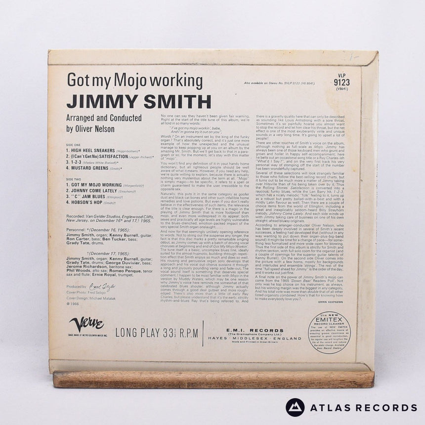 Jimmy Smith - Got My Mojo Workin' - LP Vinyl Record - VG+/VG+