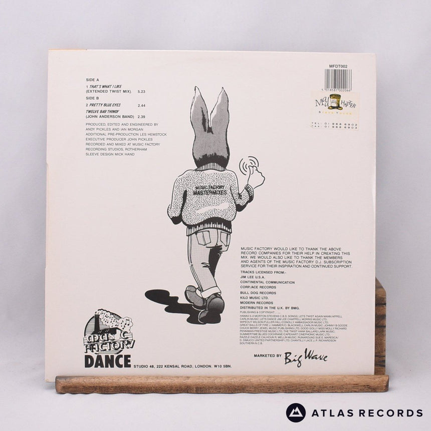Jive Bunny And The Mastermixers - That's What I Like - 12" Vinyl Record - VG+/EX