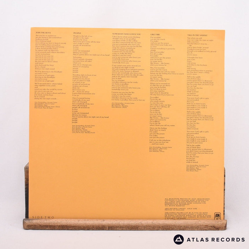 Joan Armatrading - Joan Armatrading - Lyric Sheet LP Vinyl Record - VG+/EX