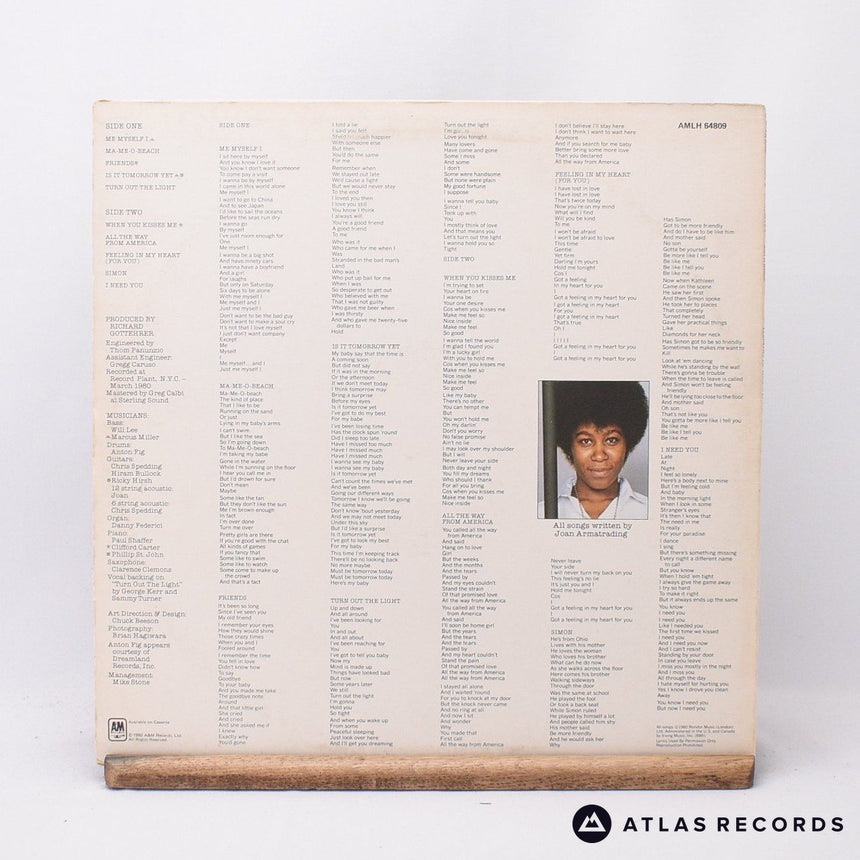 Joan Armatrading - Me Myself I - LP Vinyl Record - VG+/VG+