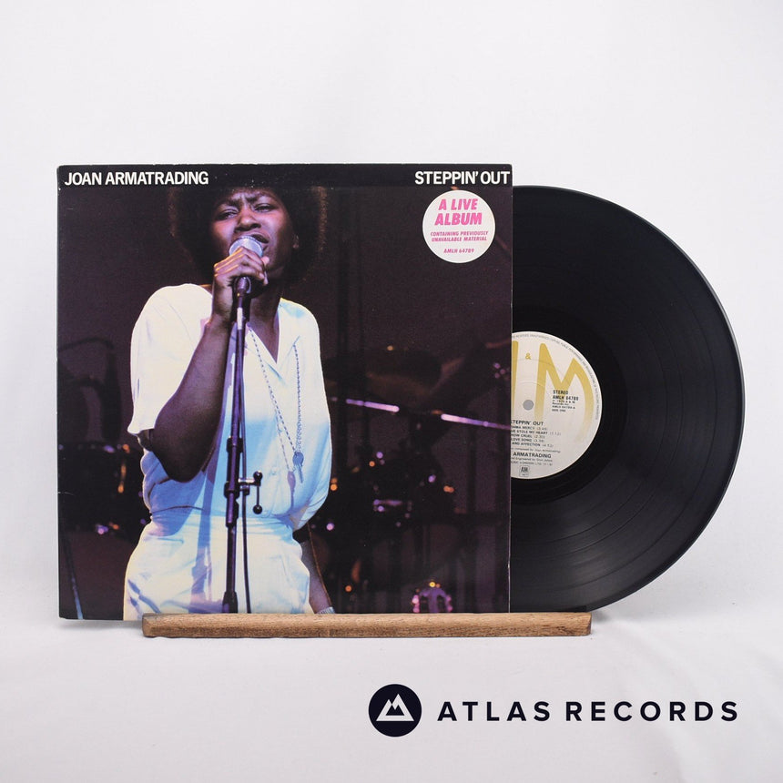 Joan Armatrading Steppin' Out LP Vinyl Record - Front Cover & Record