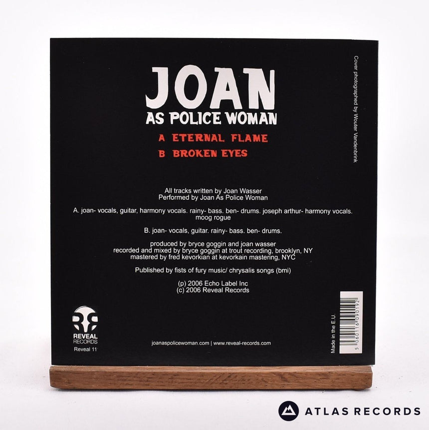 Joan As Police Woman - Eternal Flame - Red 7" Vinyl Record - NM/NM