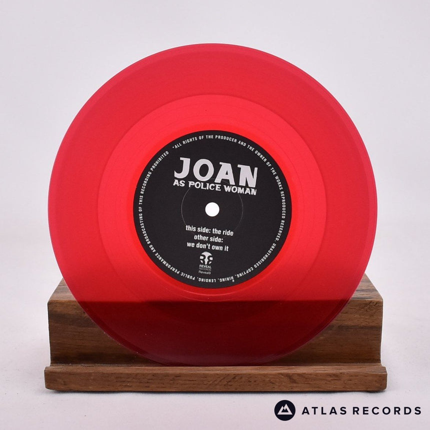 Joan As Police Woman - The Ride - Red 7" Vinyl Record - NM/NM
