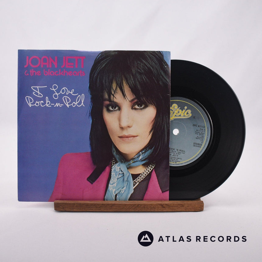 Joan Jett & The Blackhearts I Love Rock-N-Roll 7" Vinyl Record - Front Cover & Record