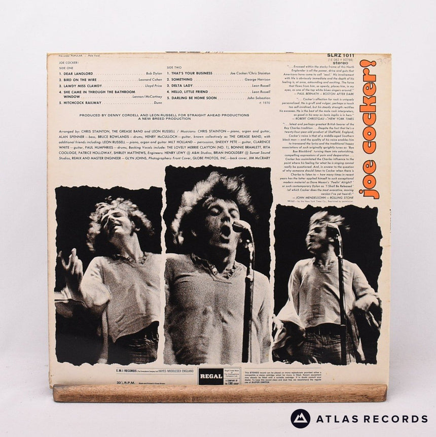 Joe Cocker - Joe Cocker! - First Uk Press Stereo -1 -1 LP Vinyl Record - VG+/VG+