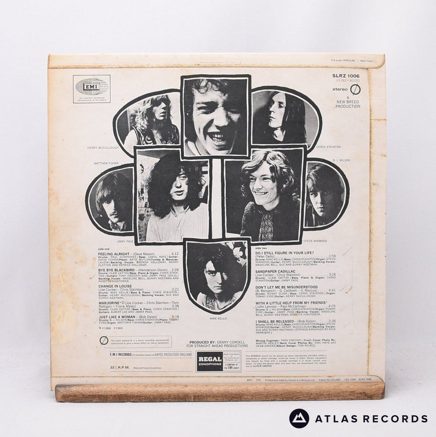 Joe Cocker - With A Little Help From My Friends - LP Vinyl Record - VG+/VG+