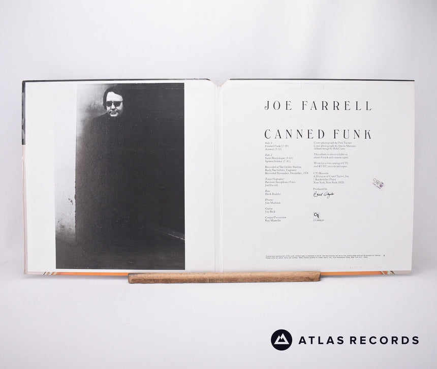 Joe Farrell - Canned Funk - Gatefold Us A-1 B-2 LP Vinyl Record - VG+/EX