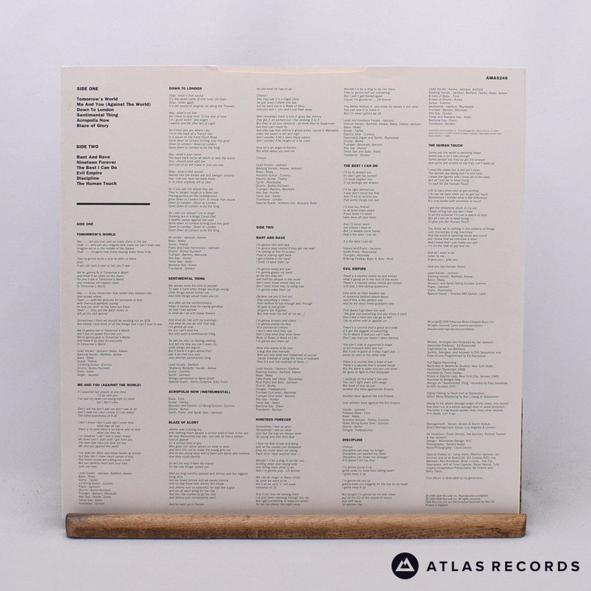 Joe Jackson - Blaze Of Glory - Bilbo LP Vinyl Record - EX/EX