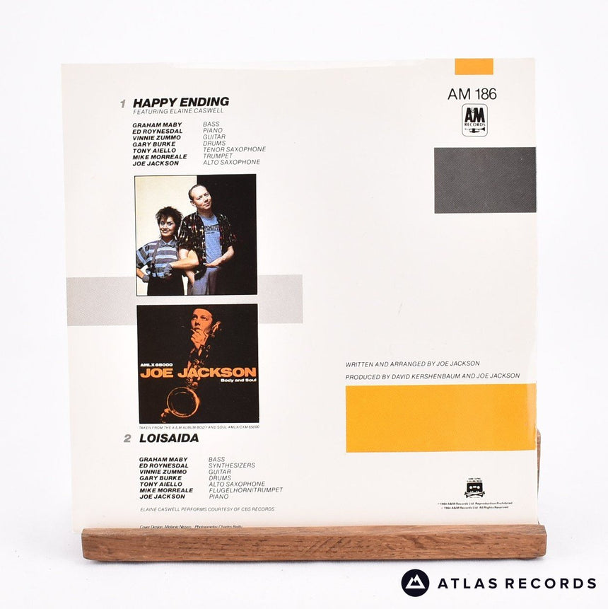 Joe Jackson - Happy Ending - 7" Vinyl Record - EX/VG+