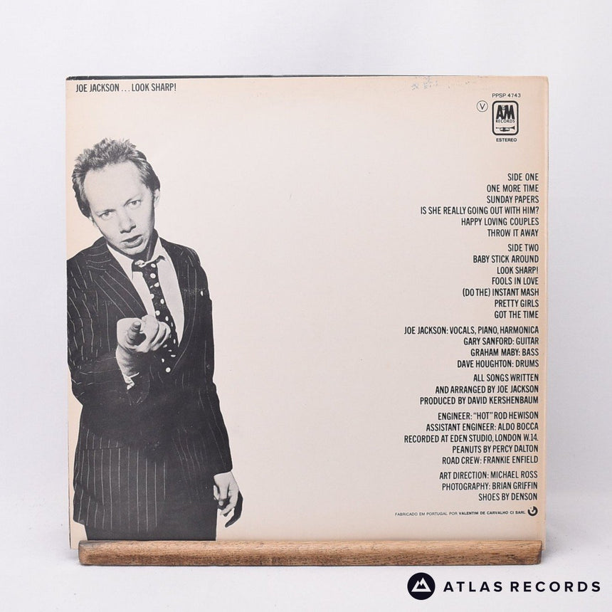 Joe Jackson - Look Sharp! - Portugal LP Vinyl Record - VG+/NM
