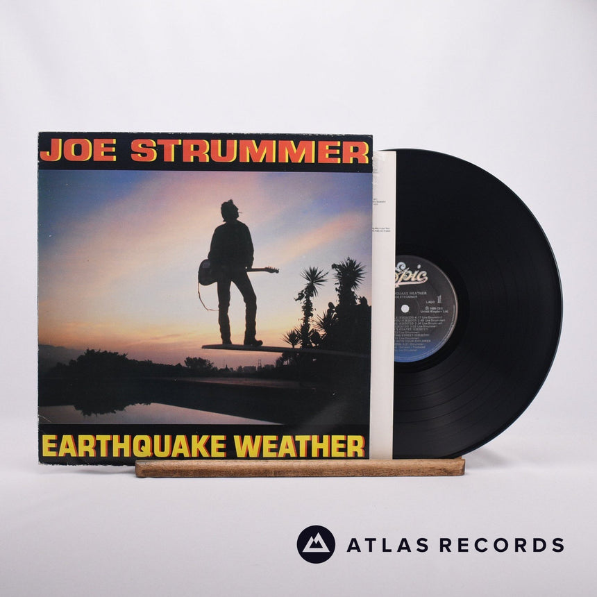 Joe Strummer Earthquake Weather LP Vinyl Record - Front Cover & Record