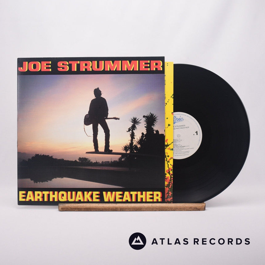 Joe Strummer Earthquake Weather LP Vinyl Record - Front Cover & Record