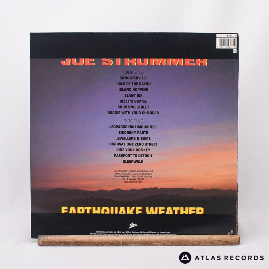 Joe Strummer - Earthquake Weather - A2 B2 LP Vinyl Record - EX/EX
