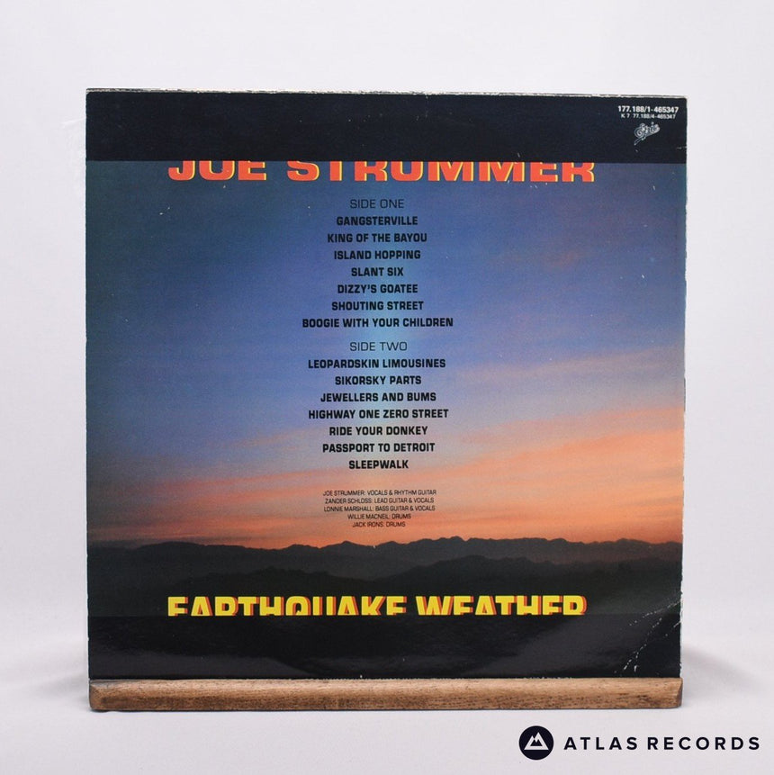Joe Strummer - Earthquake Weather - A B LP Vinyl Record - VG+/EX