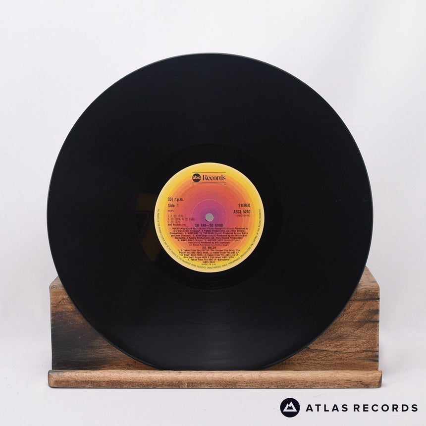 Joe Walsh - So Far So Good - LP Vinyl Record - VG+/EX