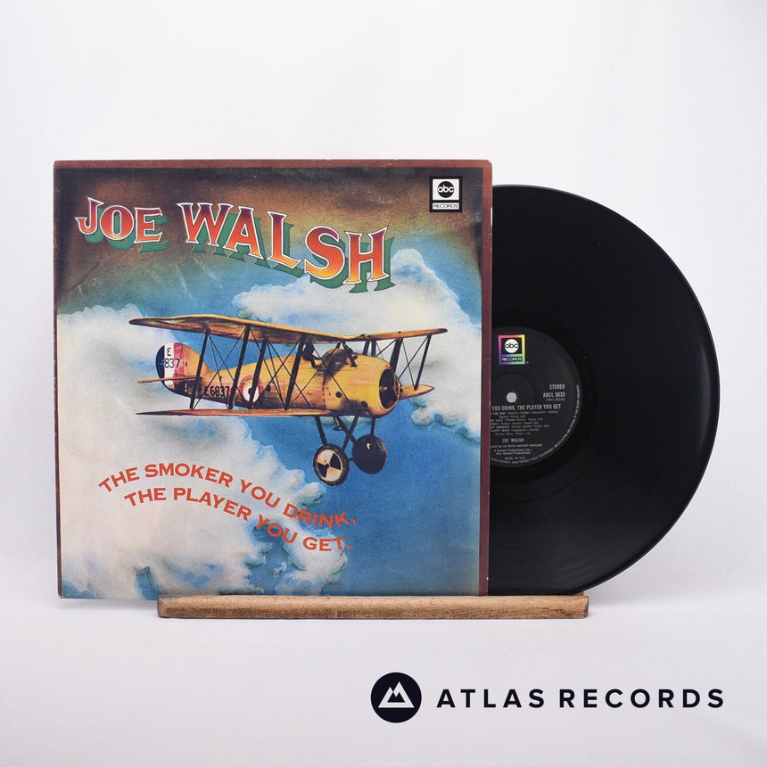 Joe Walsh The Smoker You Drink, The Player You Get LP Vinyl Record - Front Cover & Record