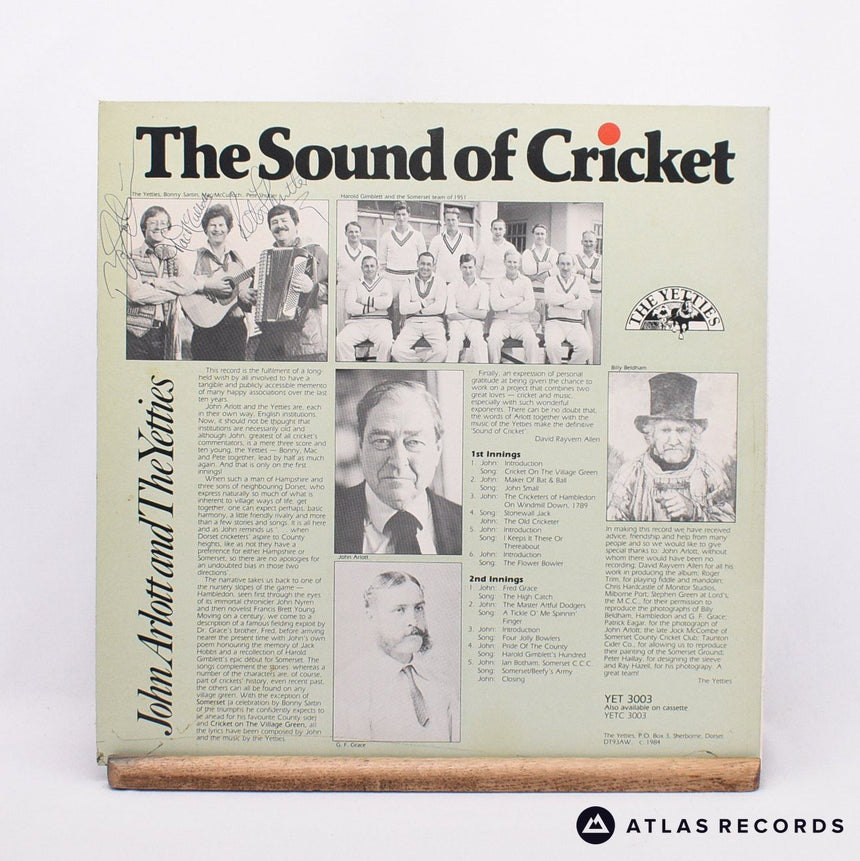John Arlott - The Sound Of Cricket - LP Vinyl Record - EX/EX