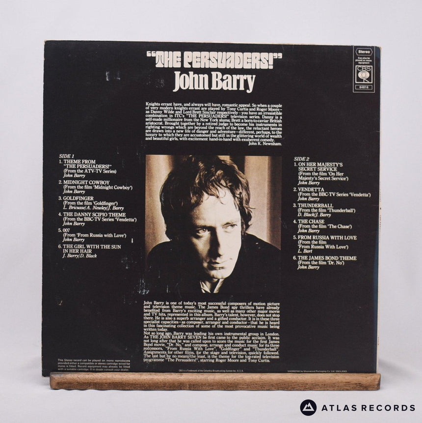 John Barry - Theme From The Persuaders! - LP Vinyl Record - VG+/VG+