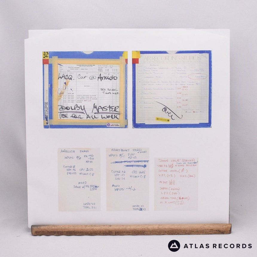 John Cale - Paris 1919 - Insert Lyric Sheet 2 x LP Vinyl Record - NM/NM