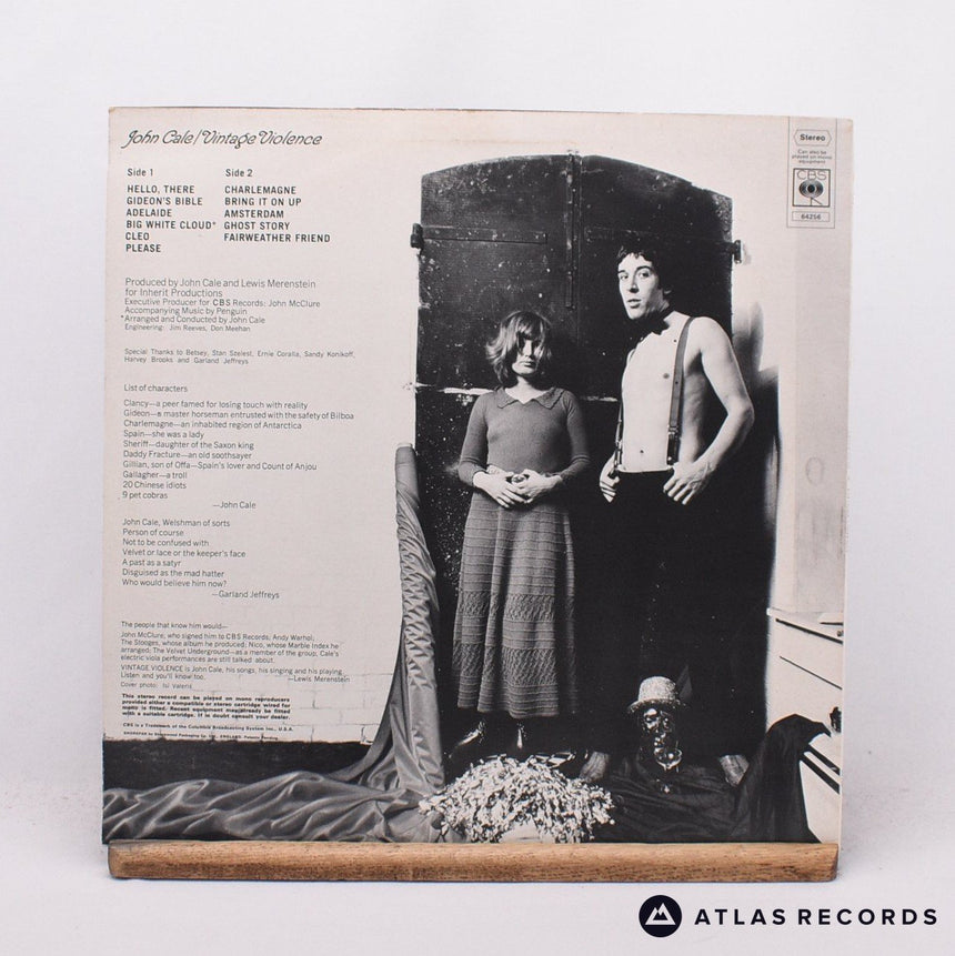 John Cale - Vintage Violence - Reissue A1 B1 LP Vinyl Record - EX/EX
