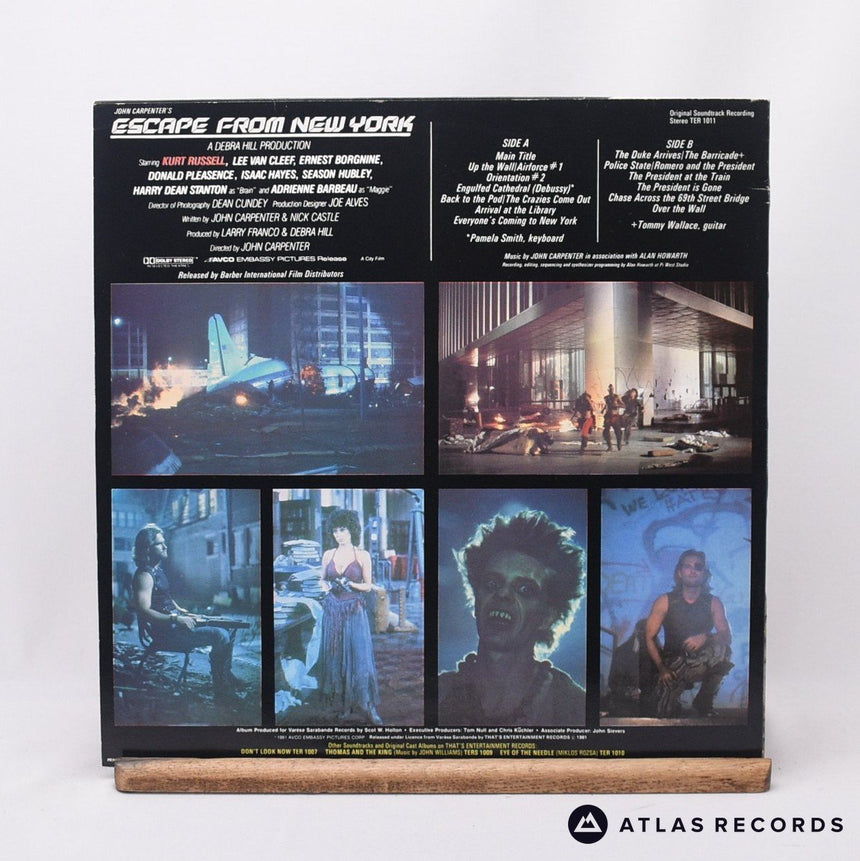 John Carpenter - John Carpenter's Escape From New York - LP Vinyl Record - EX/EX