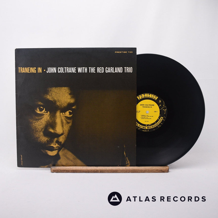 John Coltrane Traneing In LP Vinyl Record - Front Cover & Record
