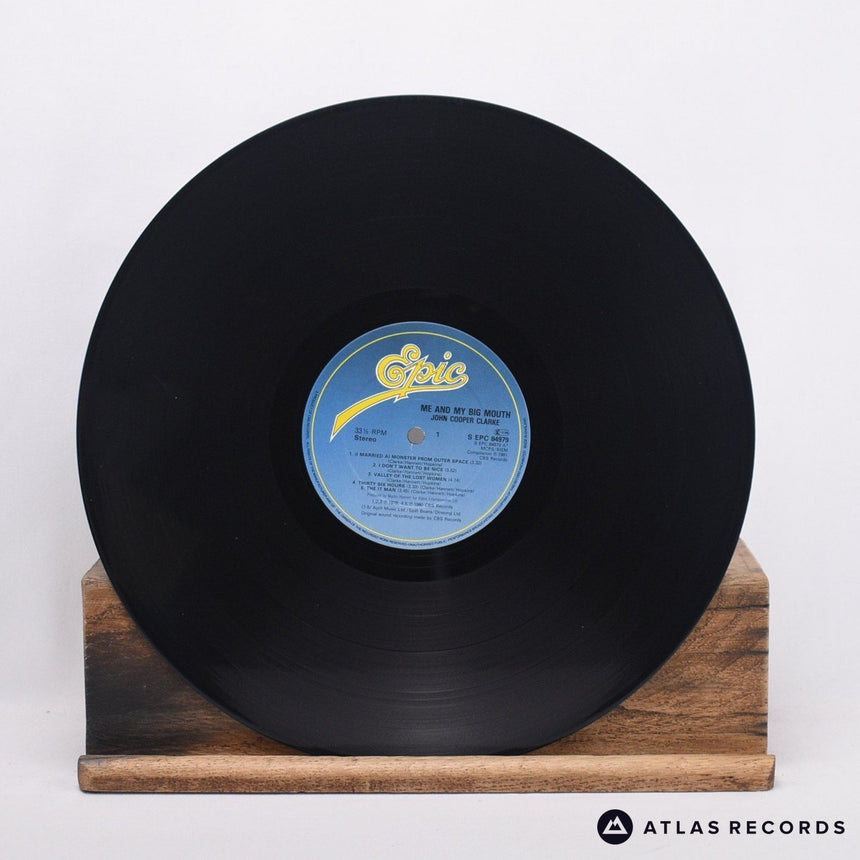 John Cooper Clarke - Me And My Big Mouth - LP Vinyl Record - EX/EX