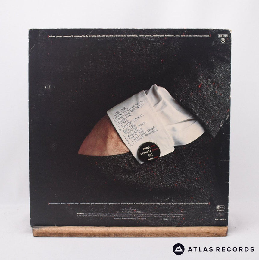 John Cooper Clarke - Snap, Crackle & Bop - A1 B2 LP Vinyl Record - VG+/VG+