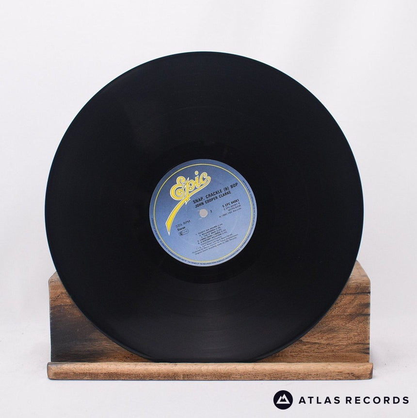 John Cooper Clarke - Snap, Crackle & Bop - A1 B2 LP Vinyl Record - VG+/VG+