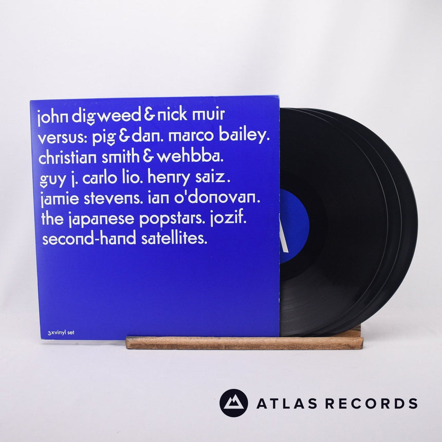 John Digweed & Nick Muir Versus 3 x 12" Vinyl Record - Front Cover & Record
