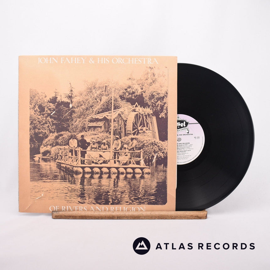 John Fahey & His Orchestra Of Rivers And Religion LP Vinyl Record - Front Cover & Record