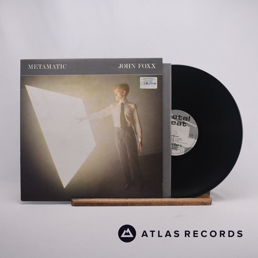 John Foxx Metamatic LP Vinyl Record - Front Cover & Record