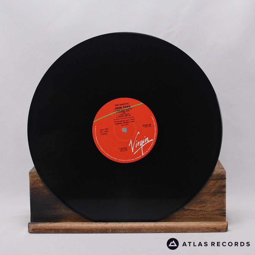 John Foxx - Metamatic - Reissue Strawberry A-4 B-7 LP Vinyl Record - EX/EX