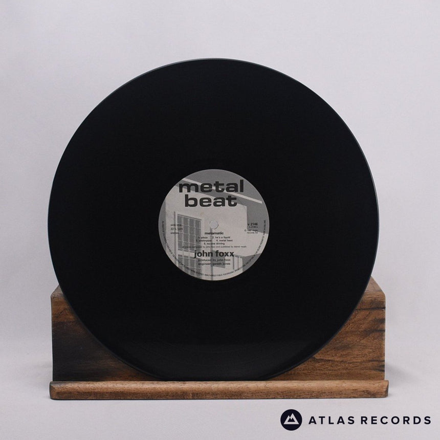 John Foxx - Metamatic - Strawberry A3 B-2 LP Vinyl Record - VG+/EX
