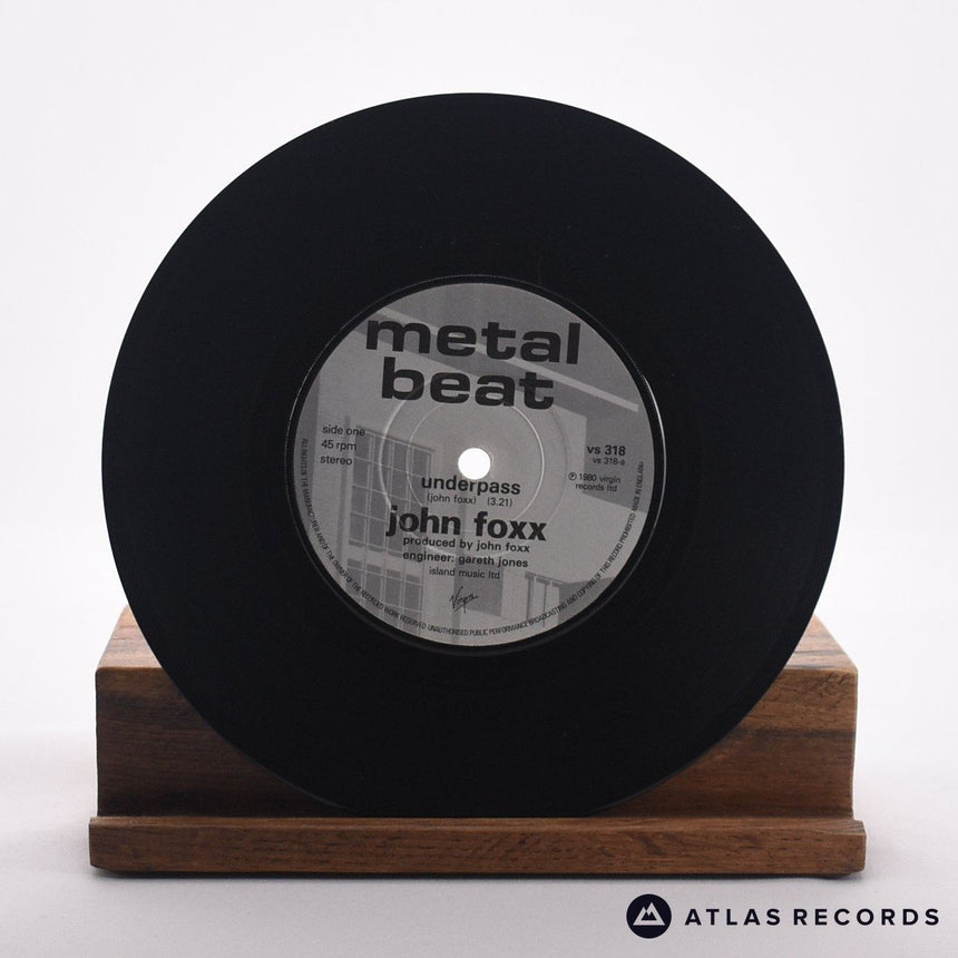 John Foxx - Underpass - 7" Vinyl Record - VG+/VG+