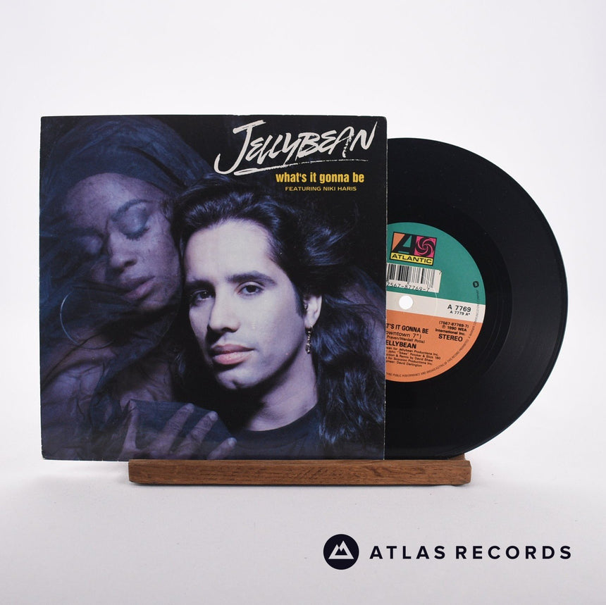 John "Jellybean" Benitez What's It Gonna Be 7" Vinyl Record - Front Cover & Record